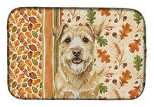Load image into Gallery viewer, Wheaten Norfolk Terrier Heirloom Fall Dish Drying Mat