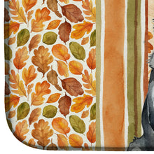 Load image into Gallery viewer, Norwegian Elkhound Heirloom Fall Dish Drying Mat