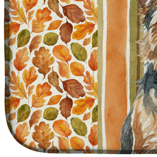 Load image into Gallery viewer, Norwich Terrier Heirloom Fall Dish Drying Mat
