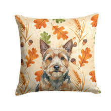 Load image into Gallery viewer, Norwich Terrier Heirloom Fall Throw Pillow