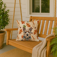 Load image into Gallery viewer, Norwich Terrier Heirloom Fall Throw Pillow