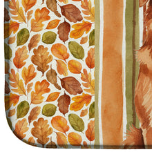 Load image into Gallery viewer, Copper Nova Scotia Duck Tolling Retriever Heirloom Fall Dish Drying Mat