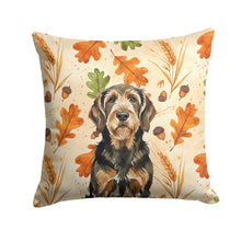 Load image into Gallery viewer, Black and Tan Otterhound Heirloom Fall Throw Pillow