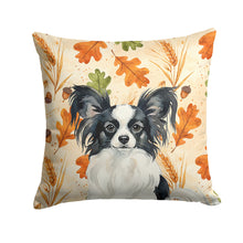 Load image into Gallery viewer, Black and White Papillon Heirloom Fall Throw Pillow