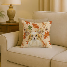 Load image into Gallery viewer, Lemon and White Papillon Heirloom Fall Throw Pillow