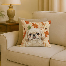 Load image into Gallery viewer, Cream Pekingese Heirloom Fall Throw Pillow