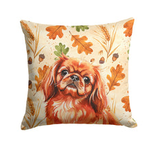 Load image into Gallery viewer, Red Pekingese Heirloom Fall Throw Pillow