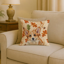 Load image into Gallery viewer, Corgi Heirloom Fall Throw Pillow