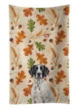 Load image into Gallery viewer, Black and White Pointer Heirloom Fall Kitchen Towel