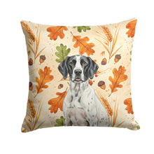 Load image into Gallery viewer, Black and White Pointer Heirloom Fall Throw Pillow