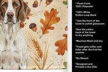 Load image into Gallery viewer, Liver and White Pointer Heirloom Fall Kitchen Towel