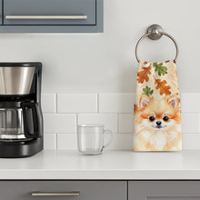 Load image into Gallery viewer, Pomeranian Heirloom Fall Kitchen Towel