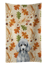 Load image into Gallery viewer, Standard Silver Poodle Heirloom Fall Kitchen Towel