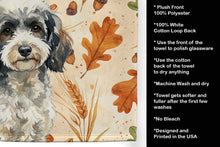 Load image into Gallery viewer, Toy Parti Poodle Heirloom Fall Kitchen Towel