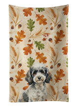 Load image into Gallery viewer, Toy Parti Poodle Heirloom Fall Kitchen Towel
