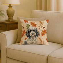 Load image into Gallery viewer, Toy Parti Poodle Heirloom Fall Throw Pillow