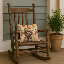 Load image into Gallery viewer, Brown Portuguese Water Dog Heirloom Fall Throw Pillow