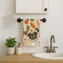 Load image into Gallery viewer, Fawn Pug Heirloom Fall Kitchen Towel
