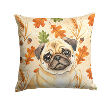 Load image into Gallery viewer, Fawn Pug Heirloom Fall Throw Pillow