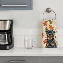 Load image into Gallery viewer, Rottweiler Heirloom Fall Kitchen Towel