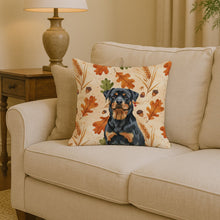Load image into Gallery viewer, Rottweiler Heirloom Fall Throw Pillow