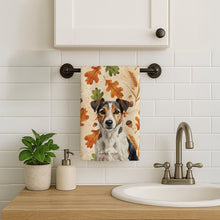 Load image into Gallery viewer, Tricolor Russell Terrier Heirloom Fall Kitchen Towel