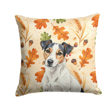 Load image into Gallery viewer, White with Black Markings Russell Terrier Heirloom Fall Throw Pillow