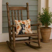 Load image into Gallery viewer, Black and Tan Saluki Heirloom Fall Throw Pillow