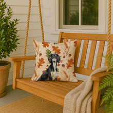 Load image into Gallery viewer, Black and Tan Saluki Heirloom Fall Throw Pillow