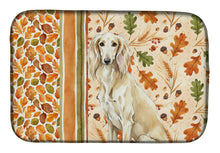 Load image into Gallery viewer, Cream Saluki Heirloom Fall Dish Drying Mat