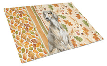 Load image into Gallery viewer, Grizzle Saluki Heirloom Fall Glass Cutting Board