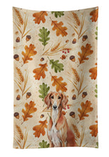Load image into Gallery viewer, Red Saluki Heirloom Fall Kitchen Towel