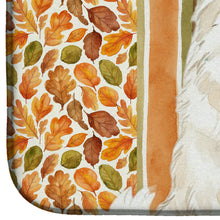 Load image into Gallery viewer, Cream Samoyed Heirloom Fall Dish Drying Mat