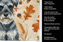 Load image into Gallery viewer, Schnauzer Heirloom Fall Kitchen Towel
