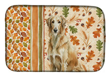 Load image into Gallery viewer, Wheaten Scottish Deerhound Heirloom Fall Dish Drying Mat