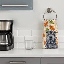Load image into Gallery viewer, Black Shar Pei Heirloom Fall Kitchen Towel