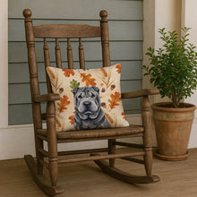 Load image into Gallery viewer, Black Shar Pei Heirloom Fall Throw Pillow