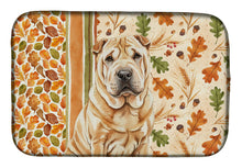 Load image into Gallery viewer, Red Shar Pei Heirloom Fall Dish Drying Mat