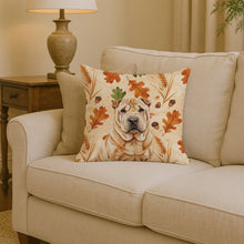 Load image into Gallery viewer, Red Shar Pei Heirloom Fall Throw Pillow