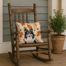 Load image into Gallery viewer, Tricolor Sheltie Heirloom Fall Throw Pillow