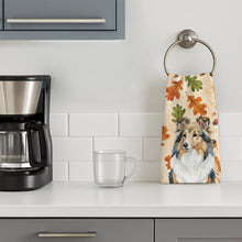 Load image into Gallery viewer, Sable Sheltie Heirloom Fall Kitchen Towel