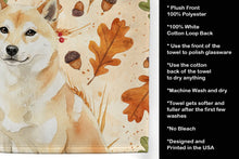 Load image into Gallery viewer, Cream Shiba Inu Heirloom Fall Kitchen Towel