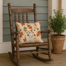 Load image into Gallery viewer, Cream Shiba Inu Heirloom Fall Throw Pillow