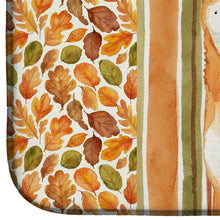 Load image into Gallery viewer, Red Shiba Inu Heirloom Fall Dish Drying Mat