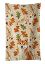 Load image into Gallery viewer, Red Shiba Inu Heirloom Fall Kitchen Towel
