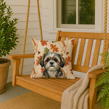 Load image into Gallery viewer, Brindle Shih Tzu Heirloom Fall Throw Pillow