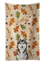 Load image into Gallery viewer, Siberian Husky Heirloom Fall Kitchen Towel