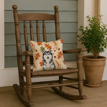 Load image into Gallery viewer, Siberian Husky Heirloom Fall Throw Pillow