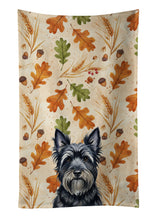 Load image into Gallery viewer, Black Skye Terrier Heirloom Fall Kitchen Towel