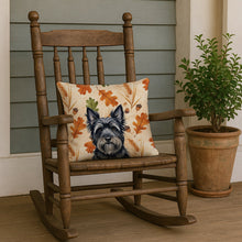 Load image into Gallery viewer, Black Skye Terrier Heirloom Fall Throw Pillow